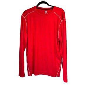 Russell Athletic Red Long Sleeve Dri-Power Performance Shirt Size XL